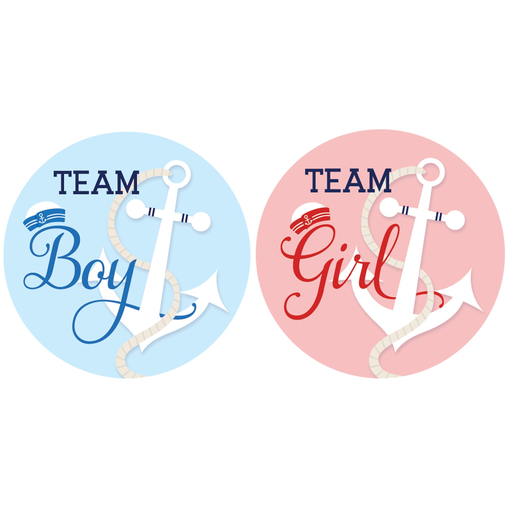 Ahoy Little Sailor: Baby Gender Reveal Party -Team Boy or Team Girl St –  Distinctivs Party