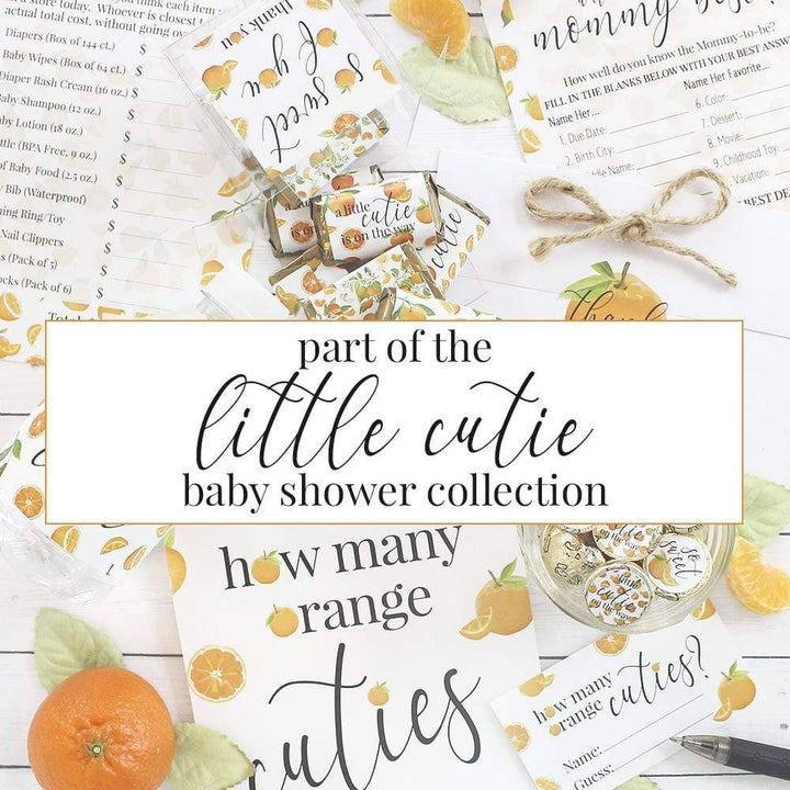 Little Cutie: Baby Shower Game - Guess the Nursery Rhyme Emoji Game Cards - 20 count - Distinctivs Party