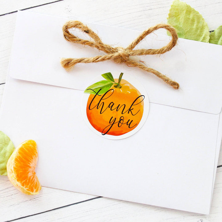 Little Cutie: Baby Shower Thank You Stickers - 40 Stickers - Distinctivs Party