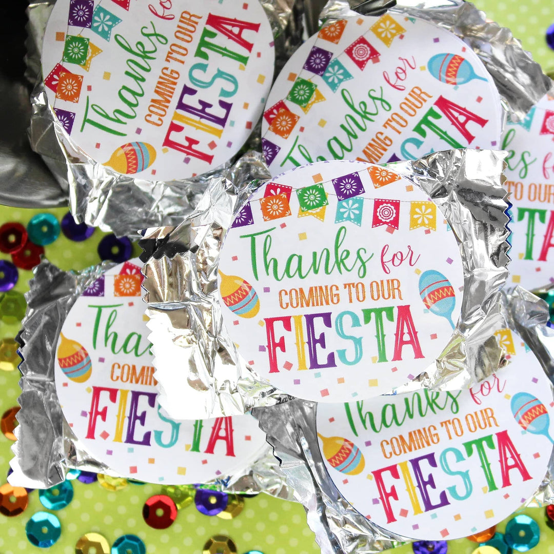 Taco 'Bout a Baby: Baby Shower - Thanks for Coming to Our Fiesta Stickers - 40 Stickers - Distinctivs Party