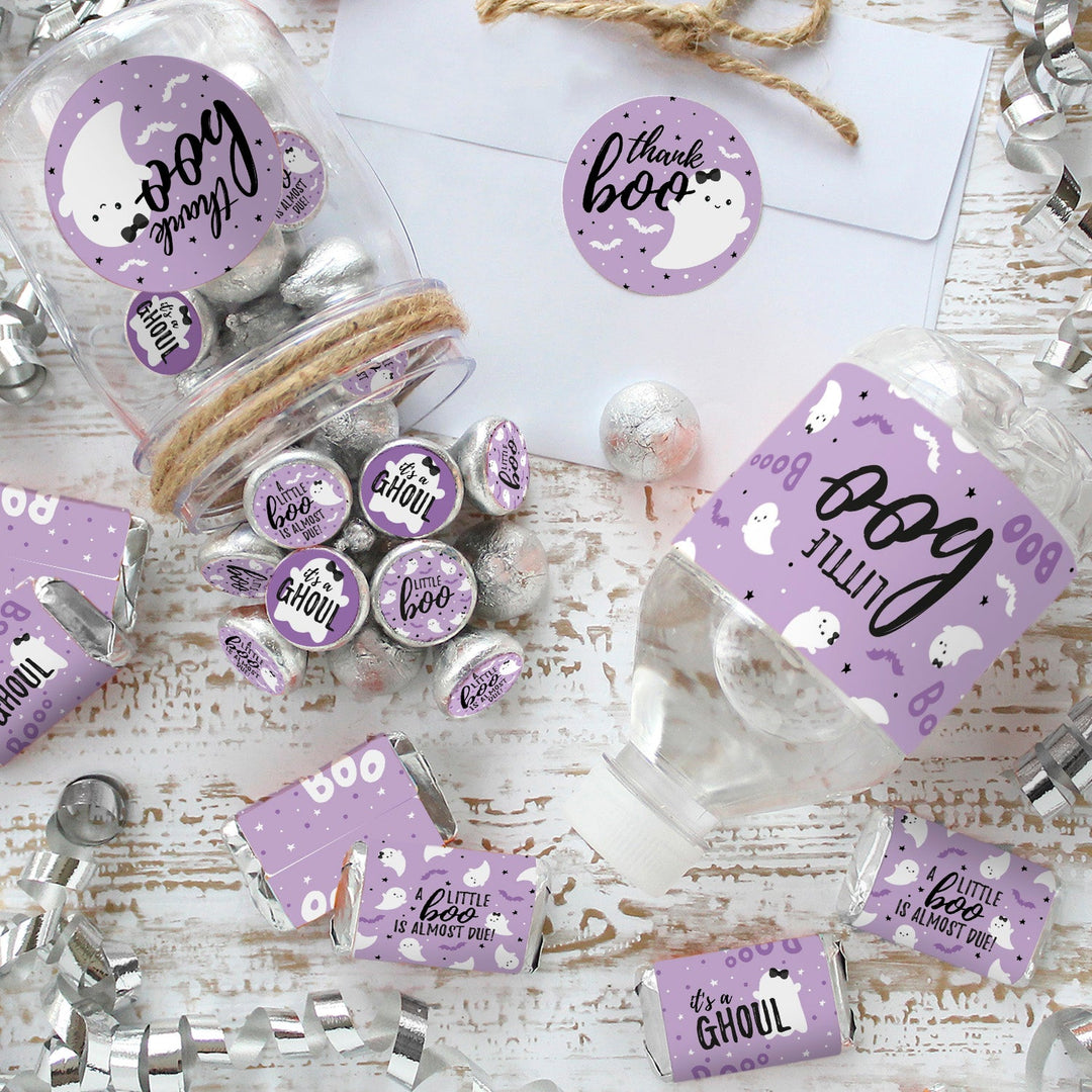 Purple Little Boo Baby Shower