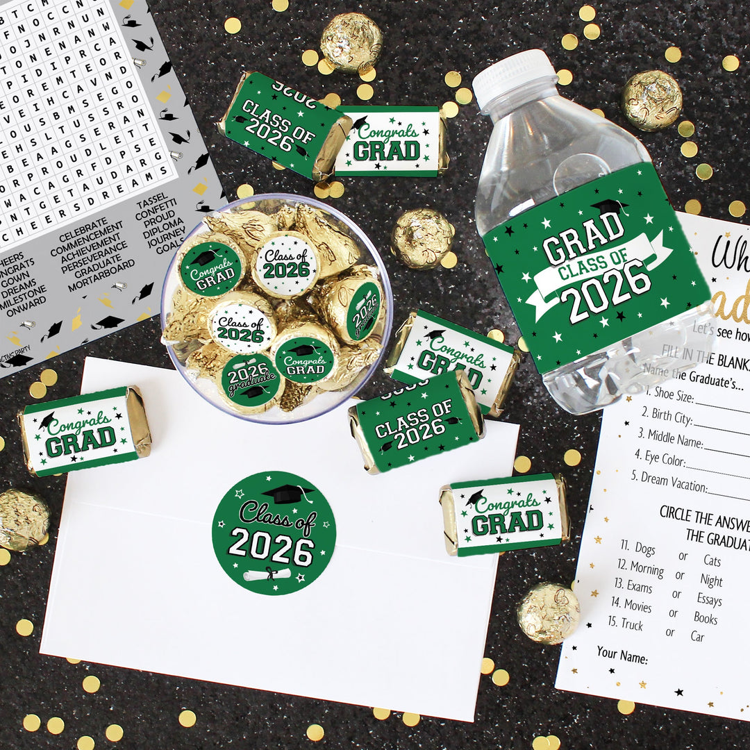 Green Graduation Party Decorations – Class of 2026