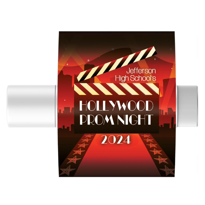 Personalized Prom: Hollywood Glam - Lip Balm Labels - 36 or 100 Stickers