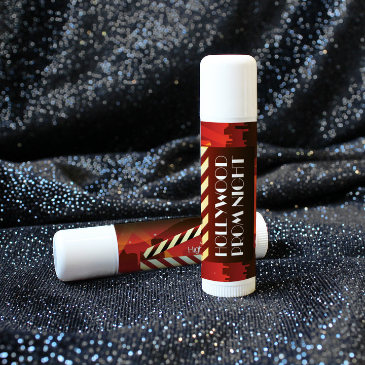 Personalized Prom: Hollywood Glam - Lip Balm Labels - 36 or 100 Stickers