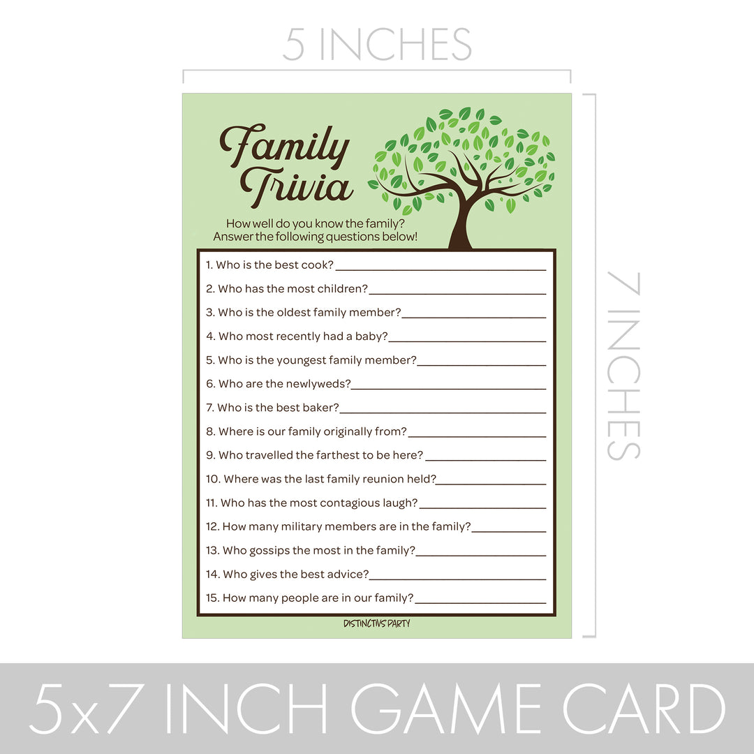 Family Reunion: Party Game Bundle - Family Trivia, Most Likely To, Family Feud & Find the Family Member - 4 Games for 20 Players - 40 Dual Sided Cards