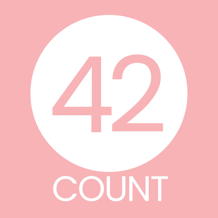 Sweet 16: Pink & Gold - Birthday Party  Mini Candy Bar Wrappers - 42 Stickers