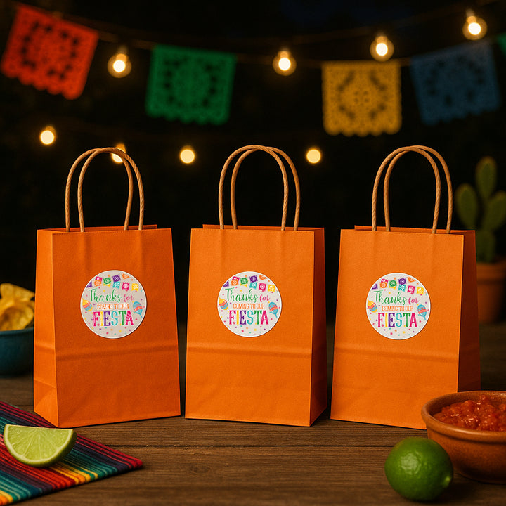 Taco 'Bout a Baby: Baby Shower - Thanks for Coming to Our Fiesta Stickers - 40 Stickers - Distinctivs Party