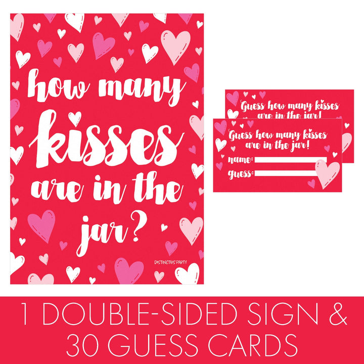 Valentine's Day Party Games: How Many Kisses in the Jar Game