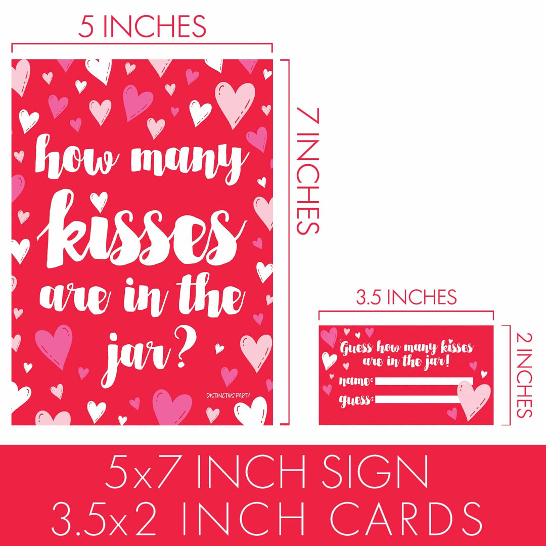 Valentine's Day Party Games: How Many Kisses in the Jar Game