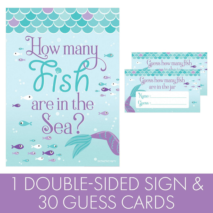 Mermaid: Party Your Tail Off - Kid's Birthday - How Many Fish in the Sea Game