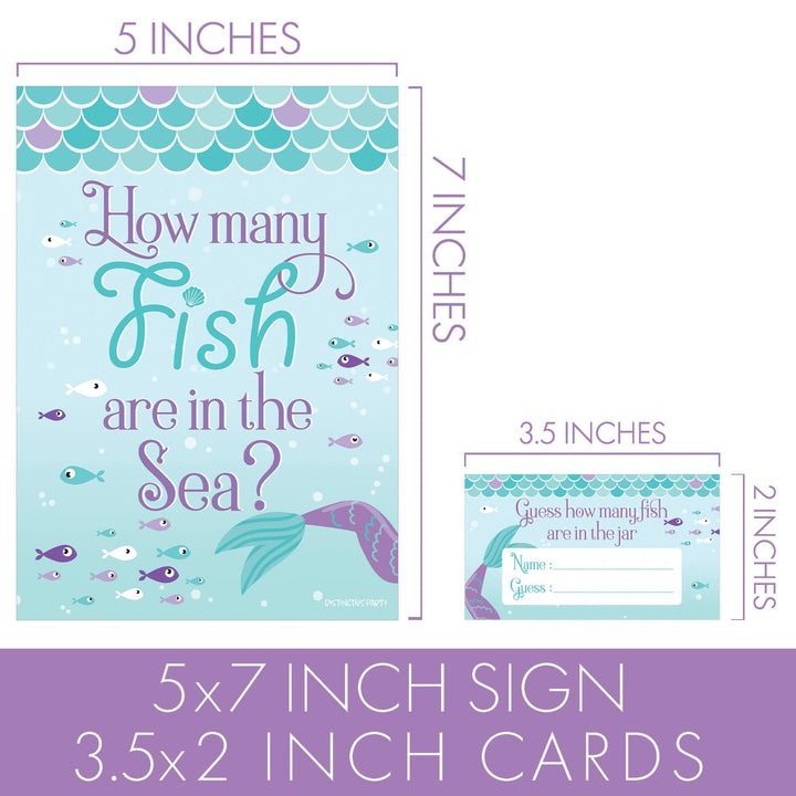 Mermaid: Party Your Tail Off - Kid's Birthday - How Many Fish in the Sea Game