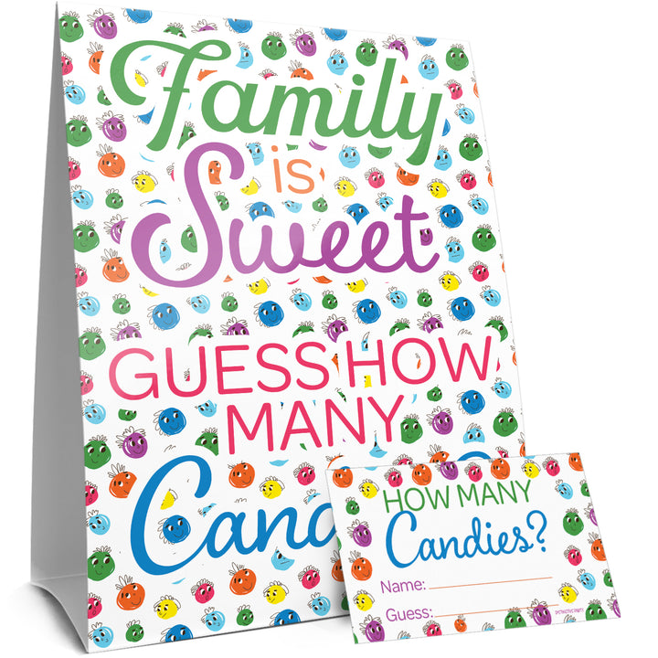 Family Reunion: Family is Sweet, Guess How Many Candies in the Jar Game