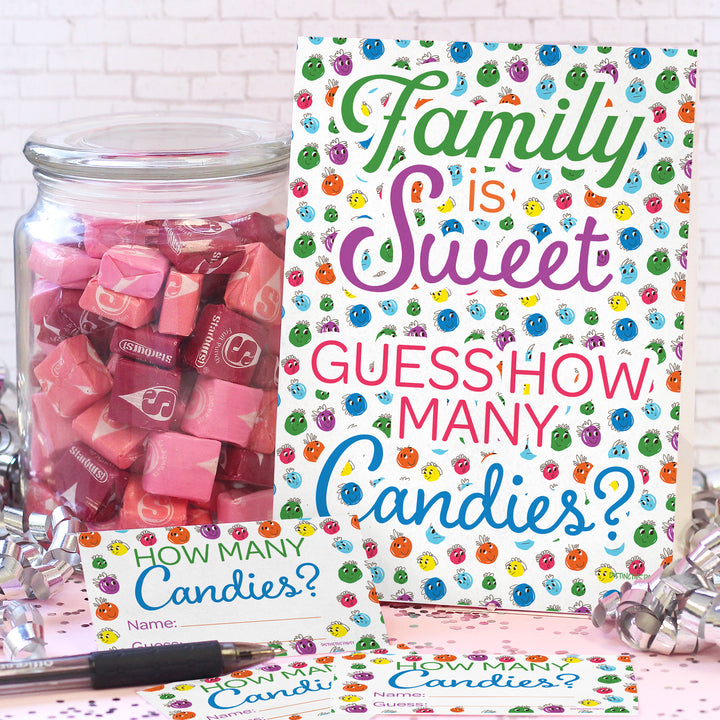 Family Reunion: Family is Sweet, Guess How Many Candies in the Jar Game