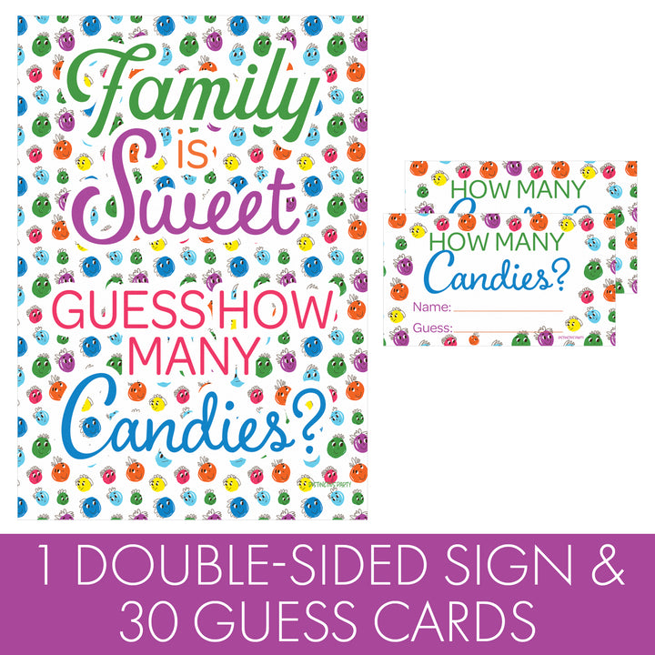 Family Reunion: Family is Sweet, Guess How Many Candies in the Jar Game