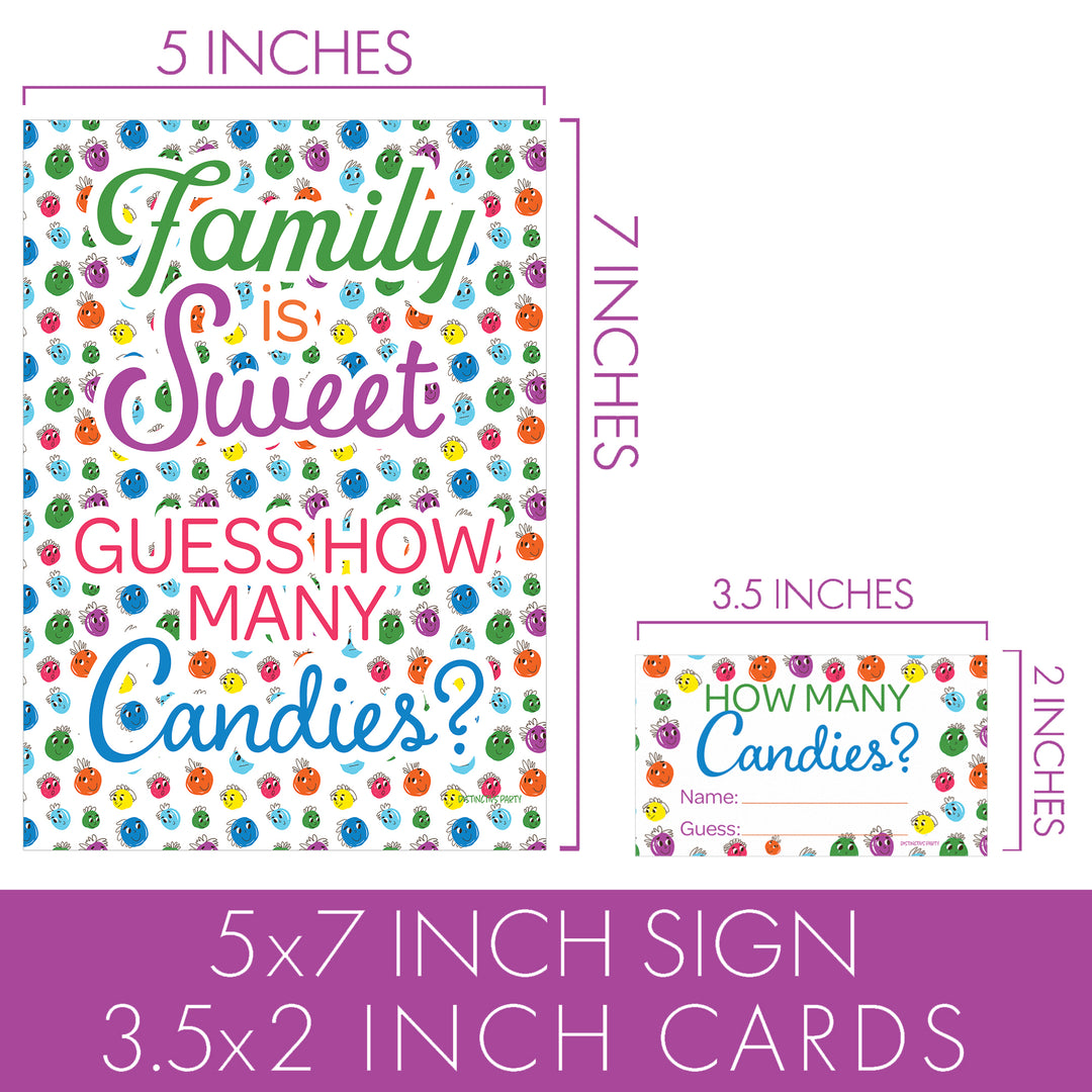 Family Reunion: Family is Sweet, Guess How Many Candies in the Jar Game