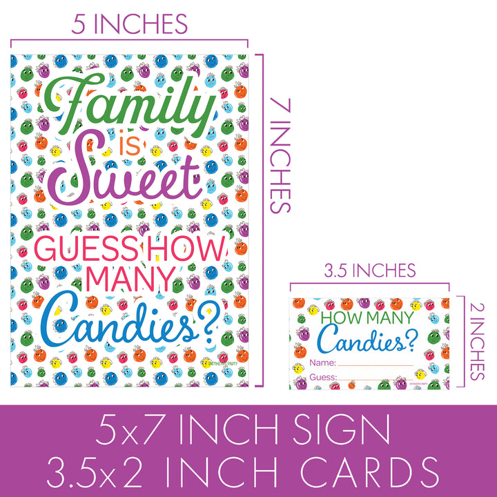 Family Reunion: Family is Sweet, Guess How Many Candies in the Jar Game