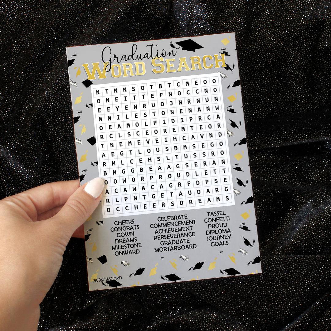 Graduation Party Game: Word Search - 25 Count