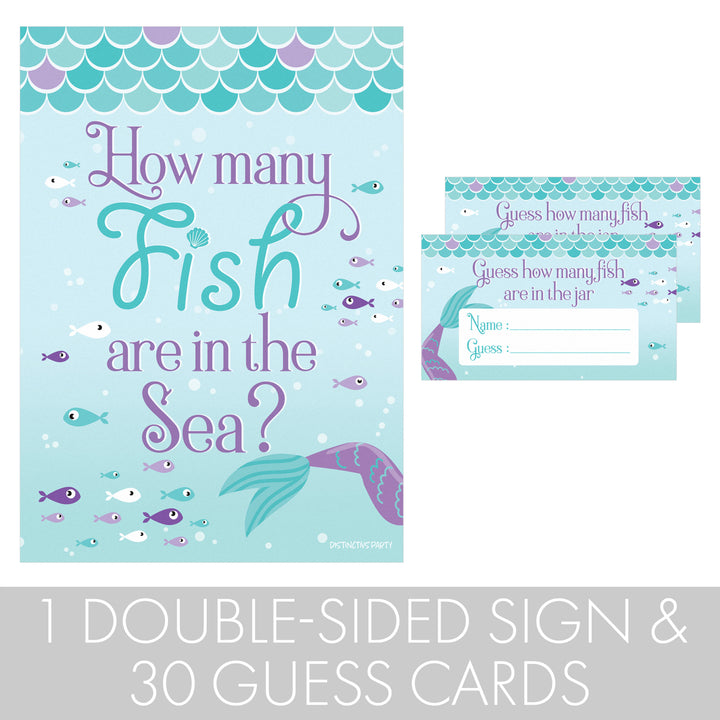 Mermaid: Party Your Tail Off - Kid's Birthday - How Many Fish in the Sea Game