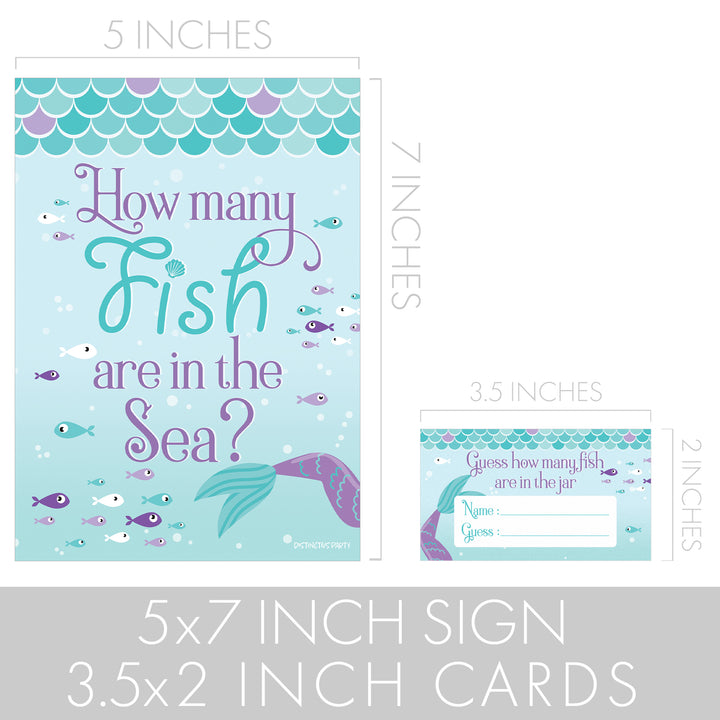 Mermaid: Party Your Tail Off - Kid's Birthday - How Many Fish in the Sea Game