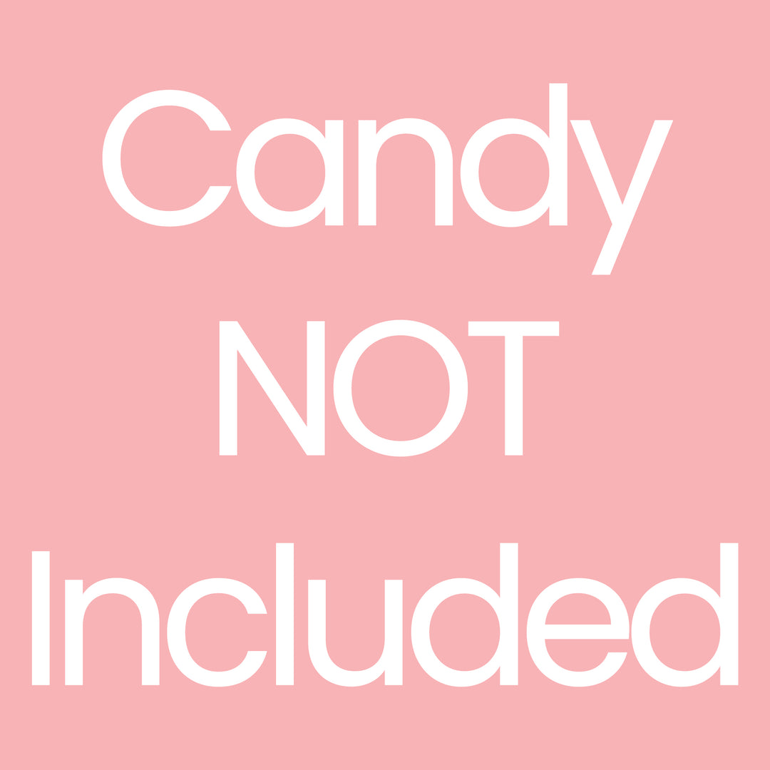 Gold Confetti: Pink - It's a Girl Baby Shower Mini Candy Bar Stickers - 42 Stickers