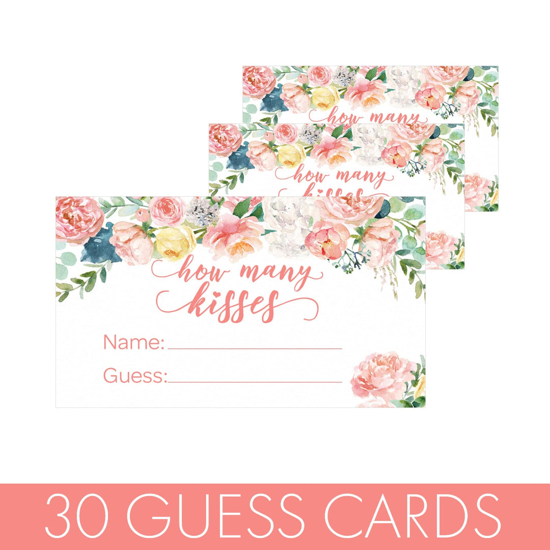 Juego Floral Cuantos Besos Baby Shower