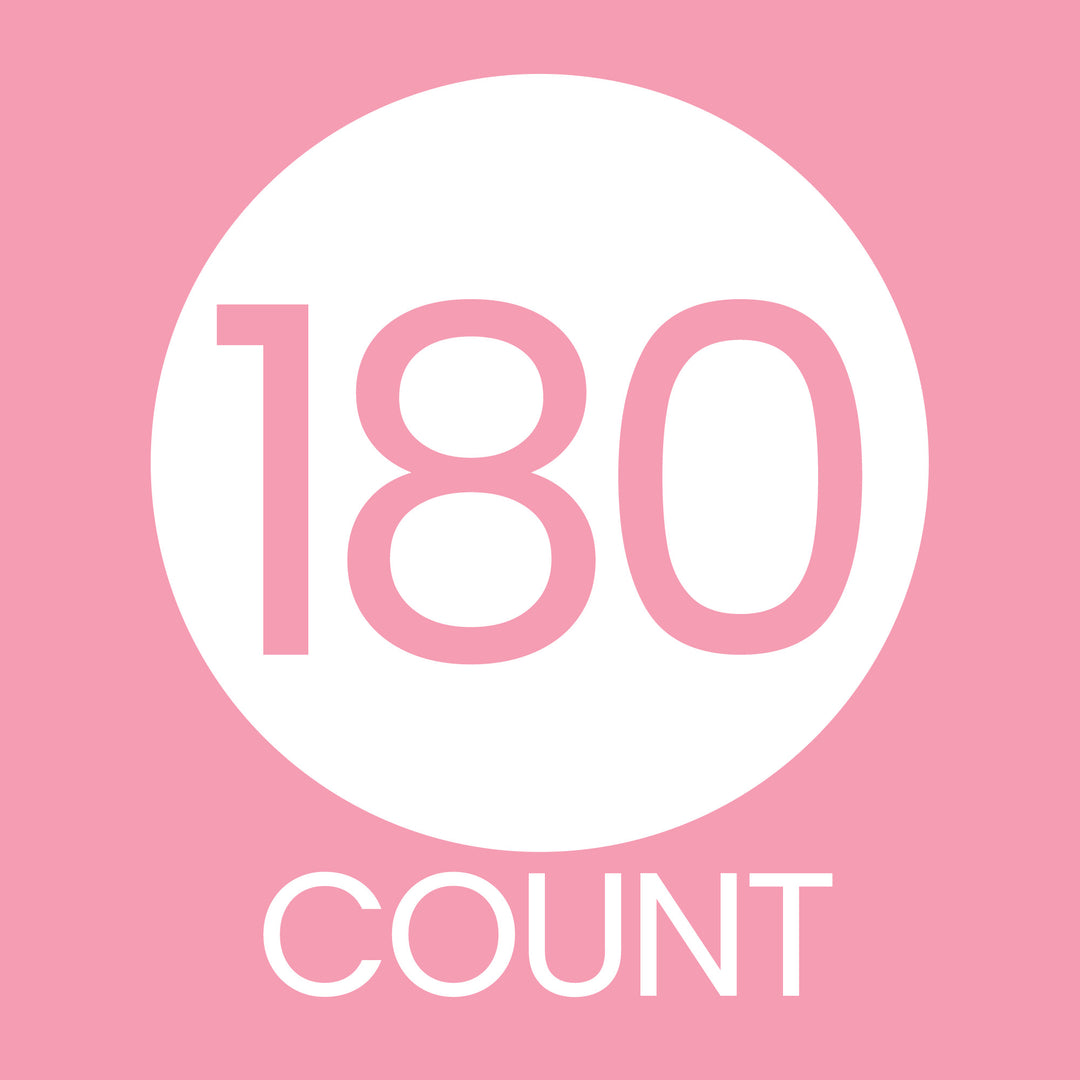 50th Birthday: Floral - Favor Stickers Fits on Hershey's Kisses - 180 Stickers