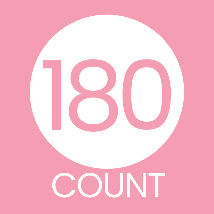 50th Birthday: Floral - Favor Stickers Fits on Hershey's Kisses - 180 Stickers