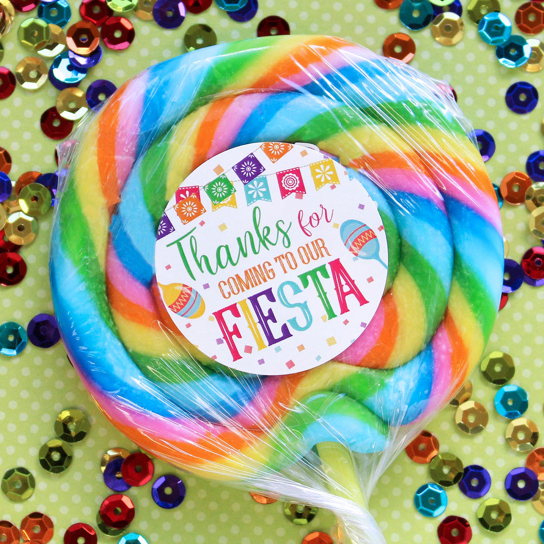 Taco 'Bout a Baby: Baby Shower - Thanks for Coming to Our Fiesta Stickers - 40 Stickers