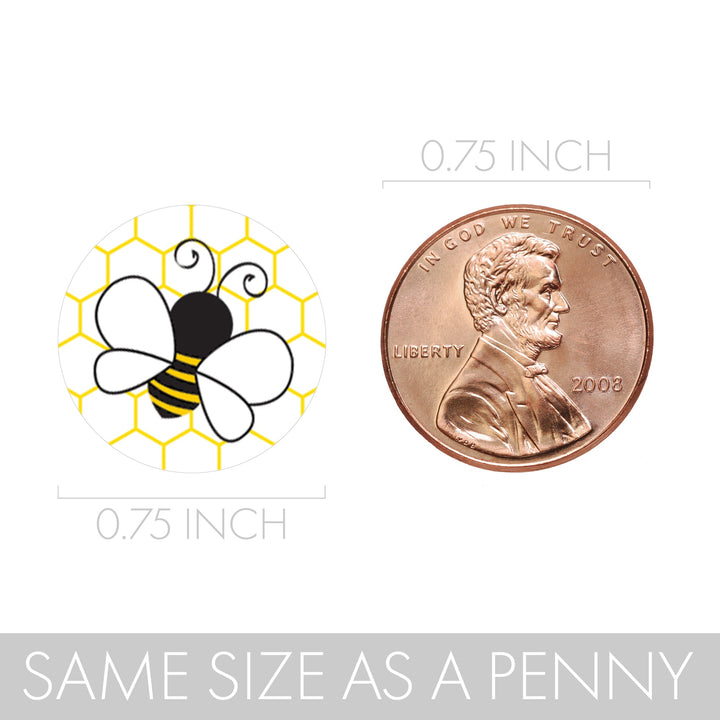 Bumble Bee: Fiesta de revelación de género - Pegatinas de recuerdo - Se adapta a los besos de Hershey - What Will Baby Bee - 180 pegatinas