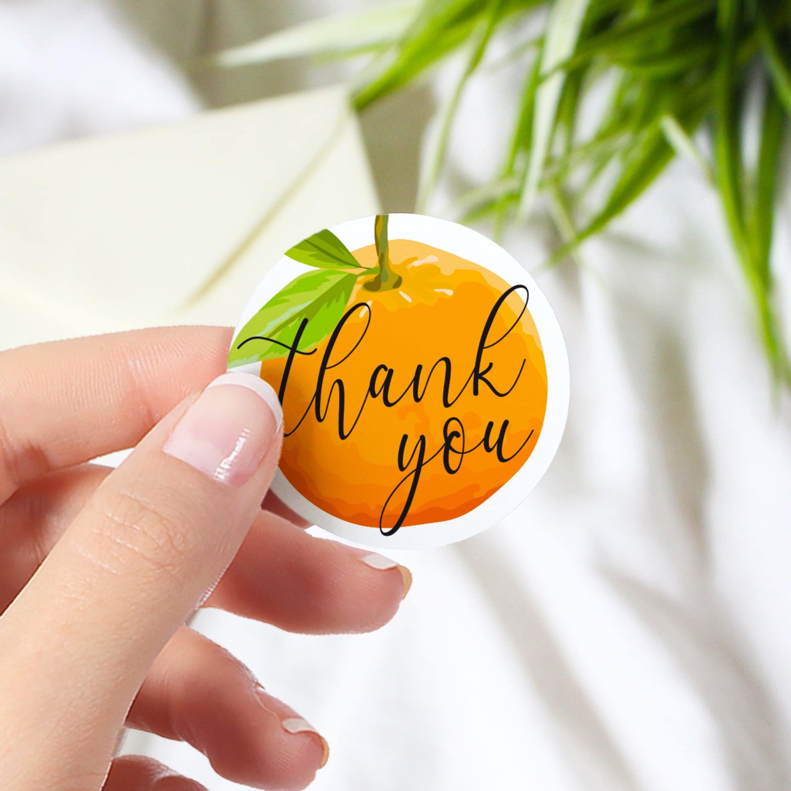 Little Cutie: Baby Shower Thank You Stickers - 40 Stickers - Distinctivs Party
